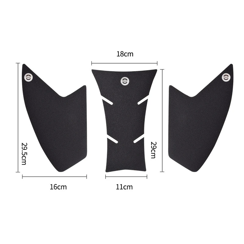 연료 탱크 미끄럼 방지 보호대 스티커, 연료 가스 탱크 패드 고무 커버, 무릎 그립 데칼 보호, VOGE 500AC