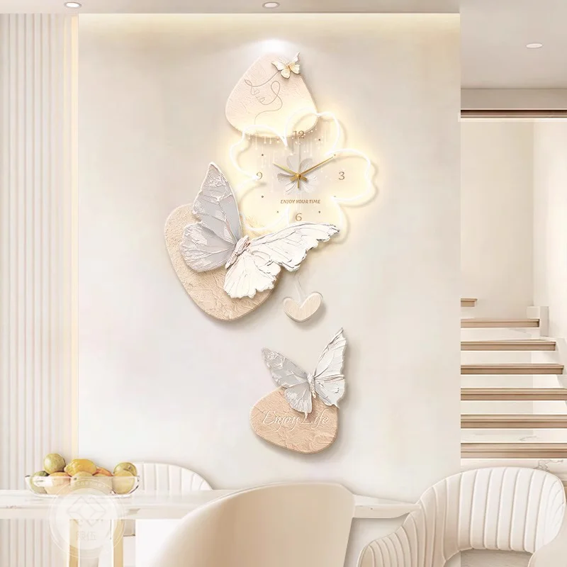 Led Luxury Wall Watch Creative Living Room Modern Bedrooms Design Fashion Clock Wall Restaurant Horloge Murale Room Decorations
