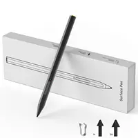 Lápiz óptico para Microsoft Surface, sensibilidad a la presión 4096, botón lateral de borrador, compatible con Surface Pro 11/10/9/8/7/7+/6/5/