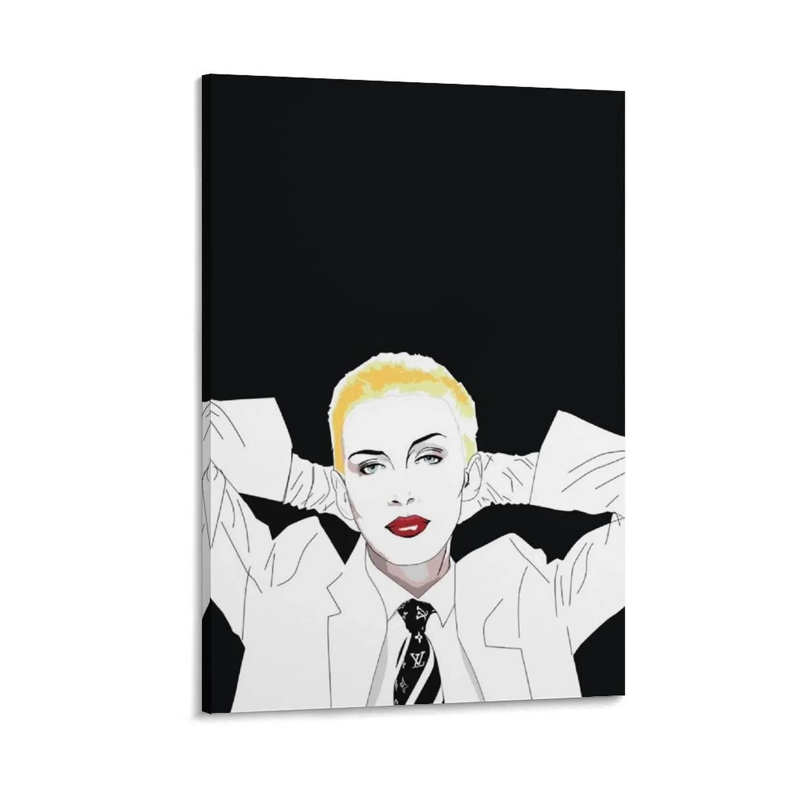 

Annie Lennox Black Canvas Painting posters anime bedrooms decor home decors accessories