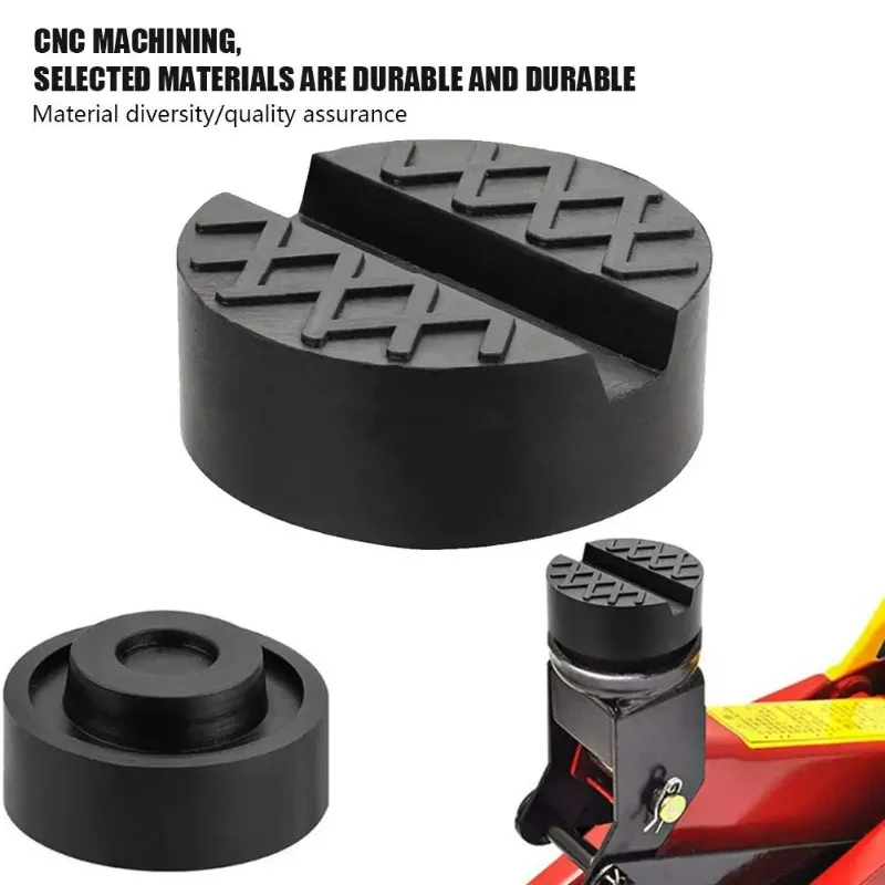 Jack Rubber Pad Portable Wear-resistant Universal Car Accessories Car Jack Bracket Durable Round Rubber Car Supplies