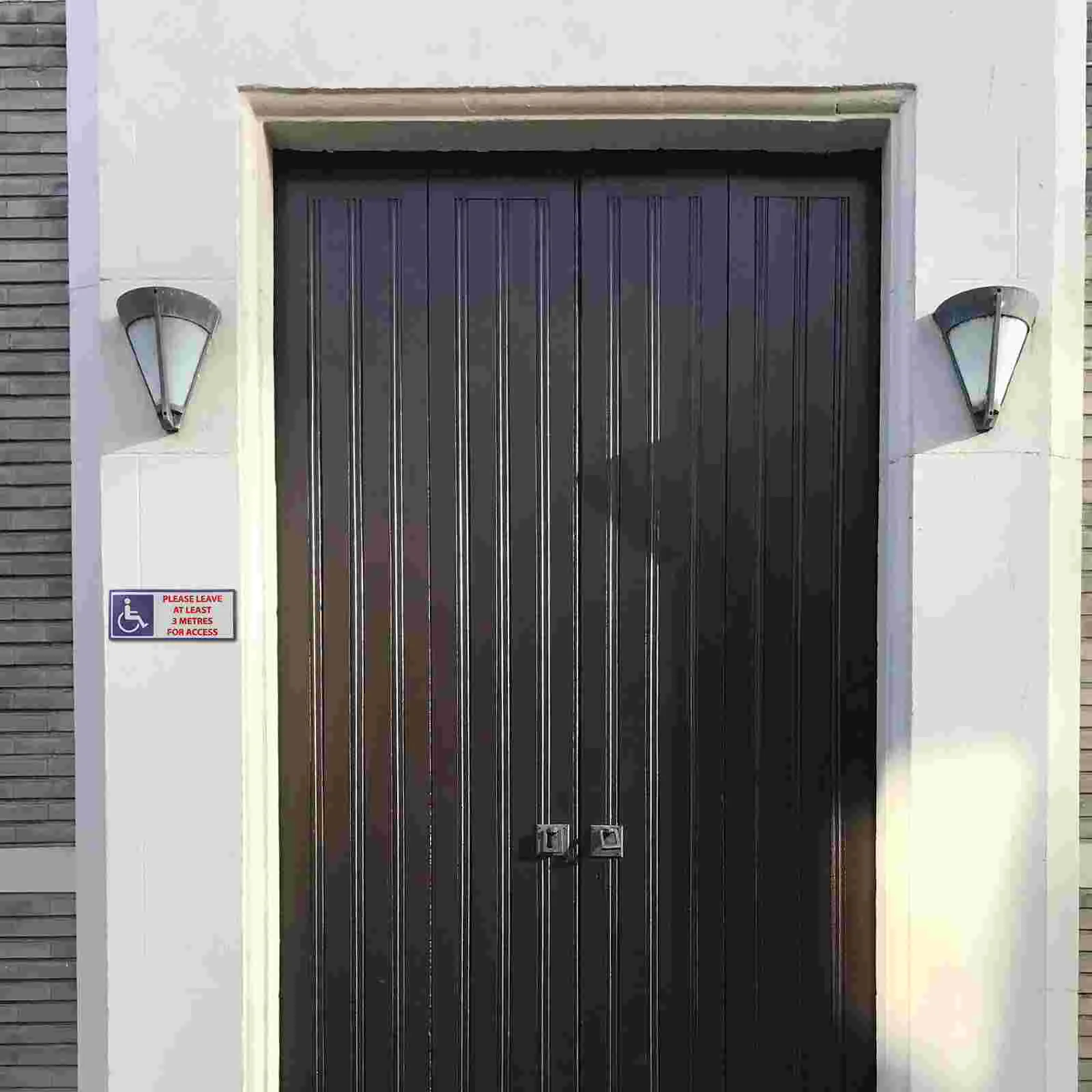 High Adhesive Warning Stickers Disability Symbols Traffic Signals Safety Signs Roadway Signage handicap Car Sign Decal