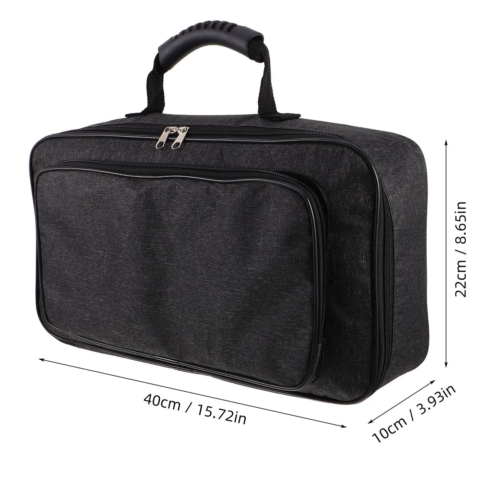Guitar Effect Pedal Storage Bag Single Pedal Protective Hard Shell Case Portable Strap Design Moisture Impact Resistant Travel
