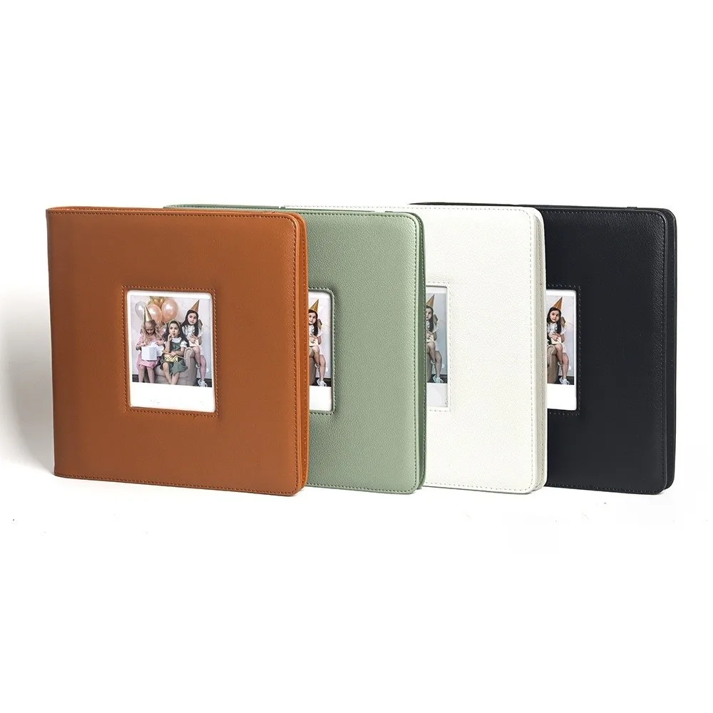 6x7cm Instant Photo Holder Collection Book with Window Film Camera Card Holder for  i-Type 600 SX70 & Fujifilm