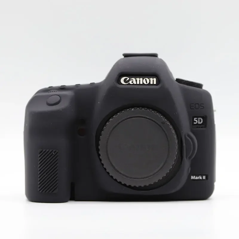 Dla Canon EOS 5D Mark II 2 5D2 Body DSLR Digital Camera TYLKO 5DII Silicone Armor Skin Case Body Cover Protector