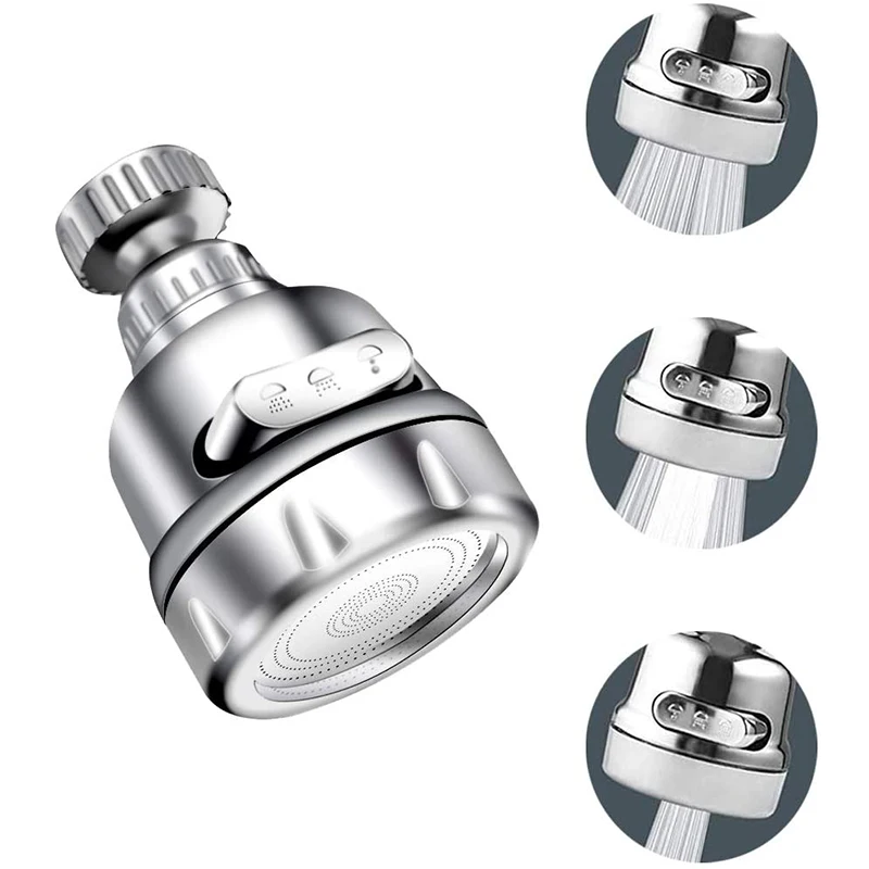 Dysza do przedłużacza kranu dyfuzor wody kran 3 tryb mikser aerator Adapter kuchenny spieniacz opryskiwacz oszczędzający Bubbler filtr prysznicowy