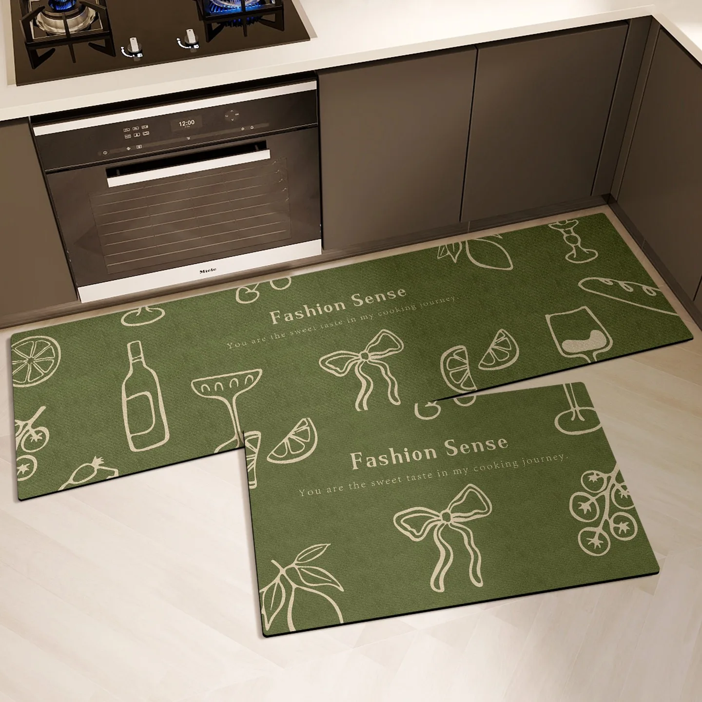 

Kitchen Carpet Anti-slip Waterproof Long Strip Runner Rugs Oil-proof Dirt-resistant Washable PVC Leather Foot Mats 러그 שטיח למטבח