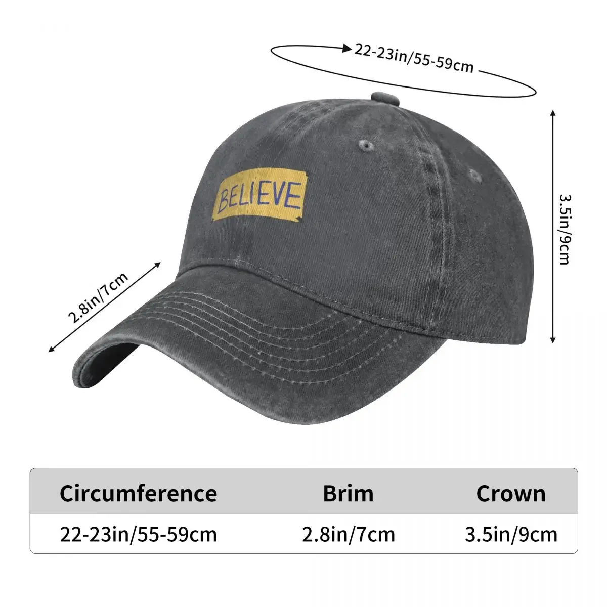 Believe Ted Baseball Cap fishing hat Fashion Beach Uv Protection Solar Hat funny hat Golf Men Women's
