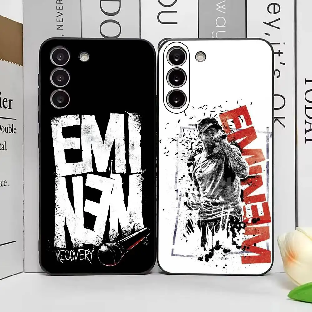 

E-Eminems Fashion Rapper Phone Case For Samsung Galaxy A73,A72,A71,A70,A53,A52,A51,Soft Silicone Black Cover