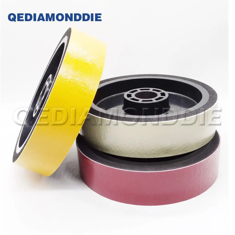 150mm/200mm Resin Nova Soft Lapidary Diamond Cabbing Polishing Wheel Flat Gemstone Grinding Wheel