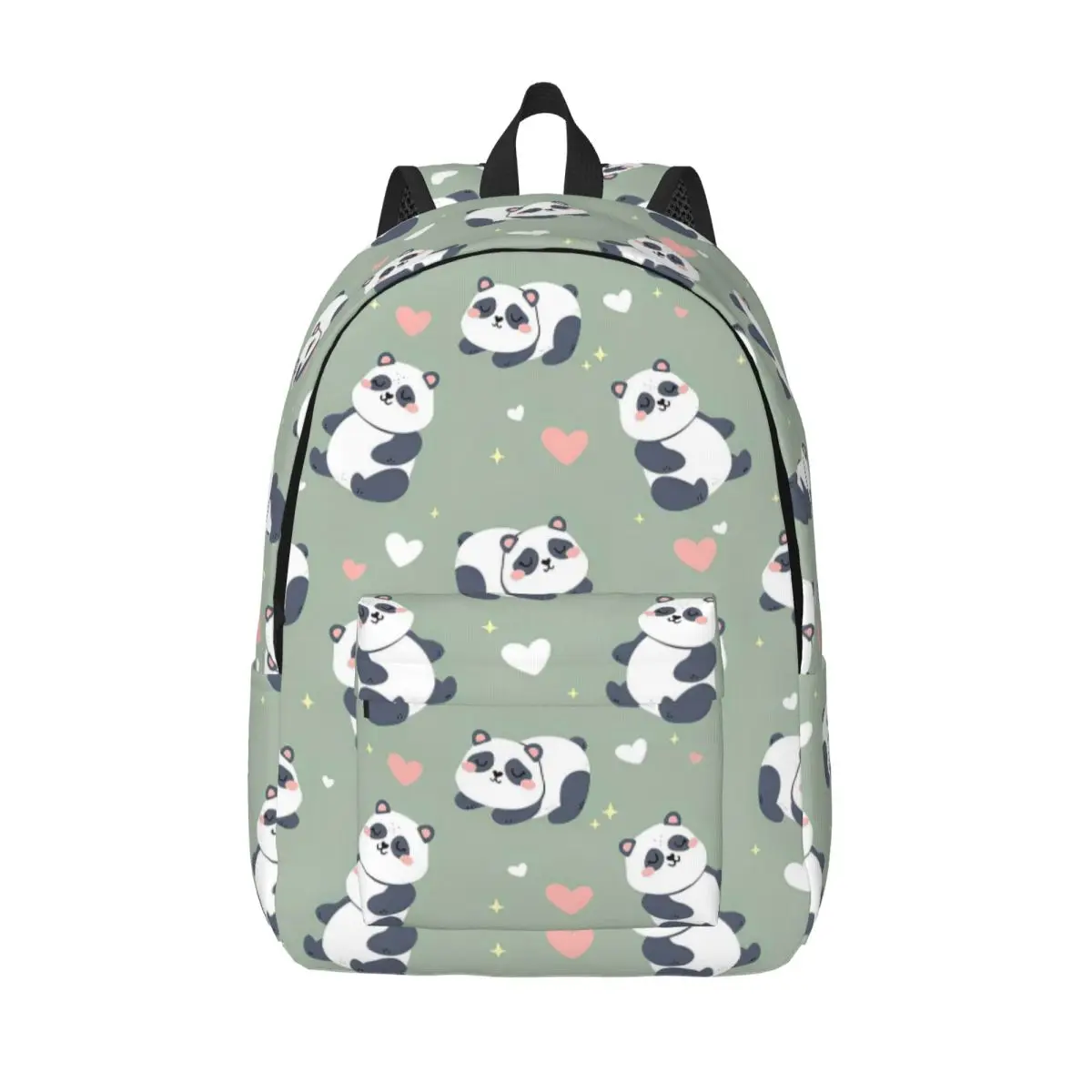 

Модный рюкзак Panda Animal Heart, уличный студенческий рюкзак для работы, на каждый день, для мужчин и женщин, сумка через плечо для ноутбука и компьютера