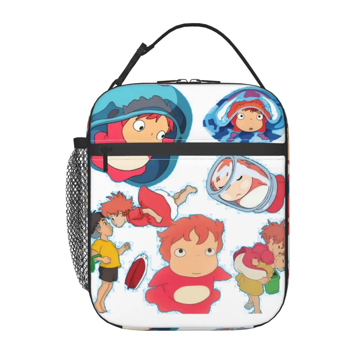 

Термосумка для обедов Ponyo для женщин и детей, портативная сумка-холодильник для еды, термосумка-тоут