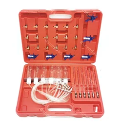 New Diesel Injector Detection Tool Diesel Injector Flow Meter Test Kit Common Rail Adaptor Fuel Tester Set