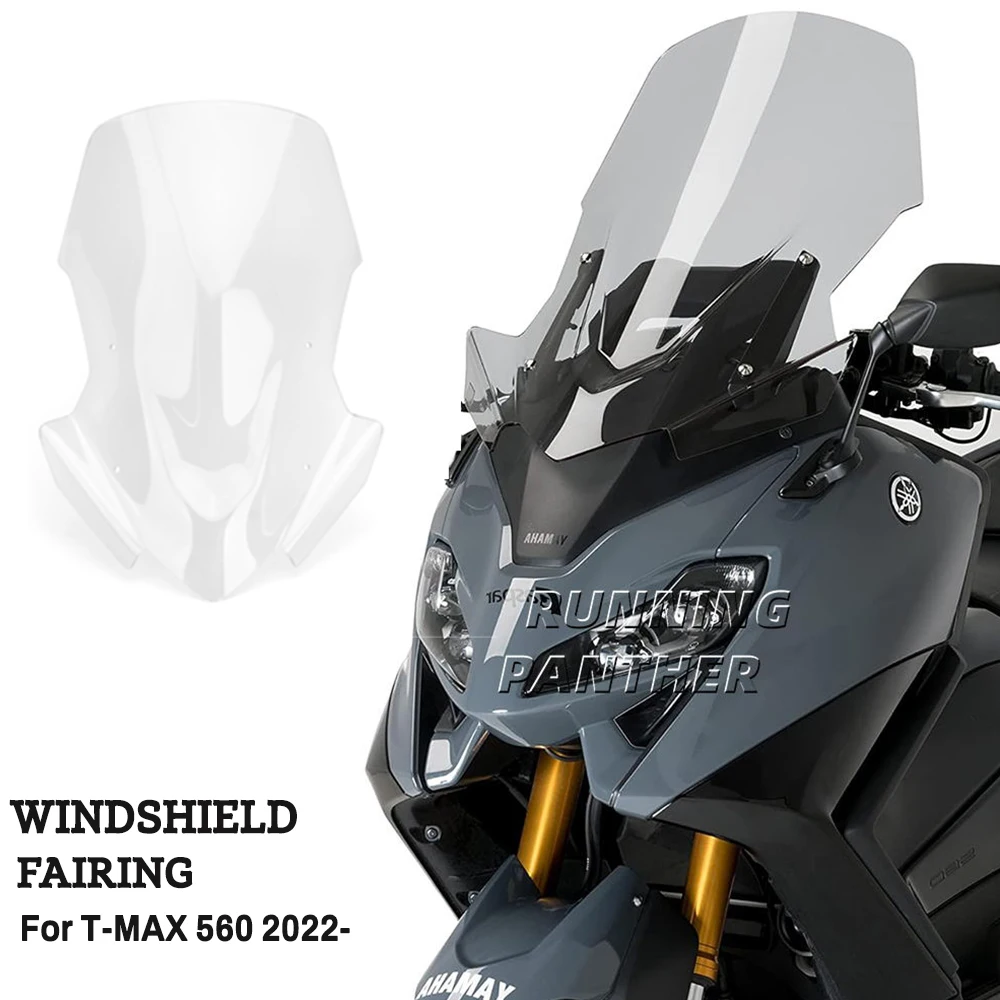 

Motorcycles Sport Wind Deflector Windshield Headlamp Windscreen For Yamaha T-MAX 560 T-MAX560 TMAX560 Tmax560 2022 2023 2024