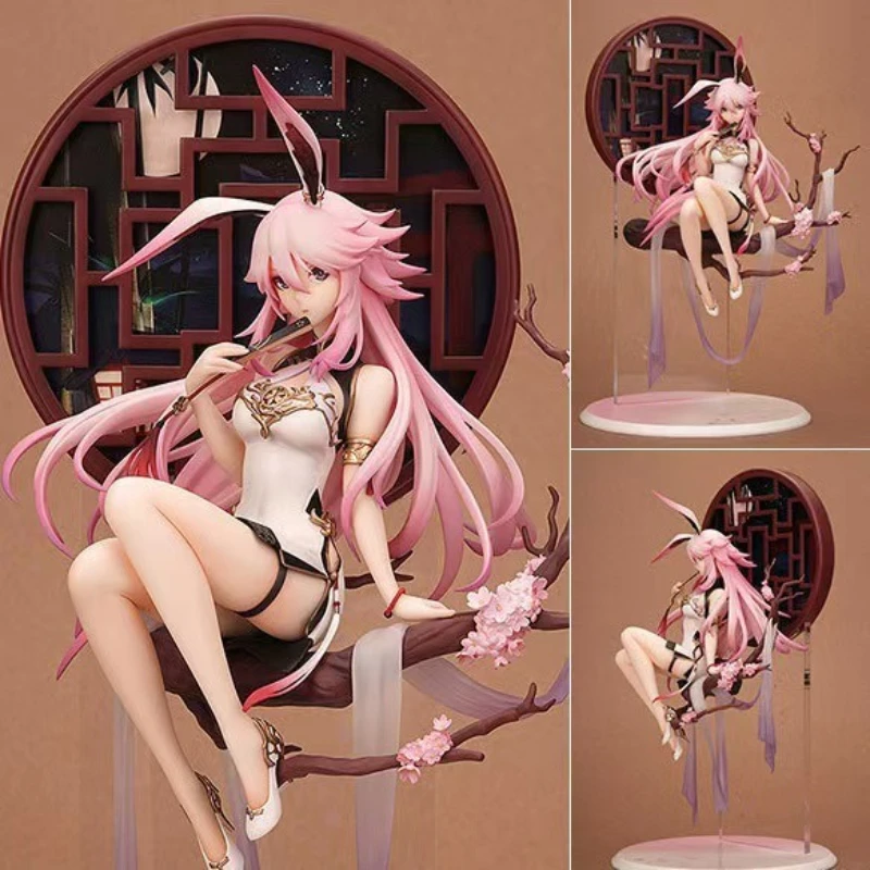 

33cm Collapse Academy Cheongsam Yae Sakura, Figure Animation Second Dimensional Beautiful Girl Academy Model Ornament Gift