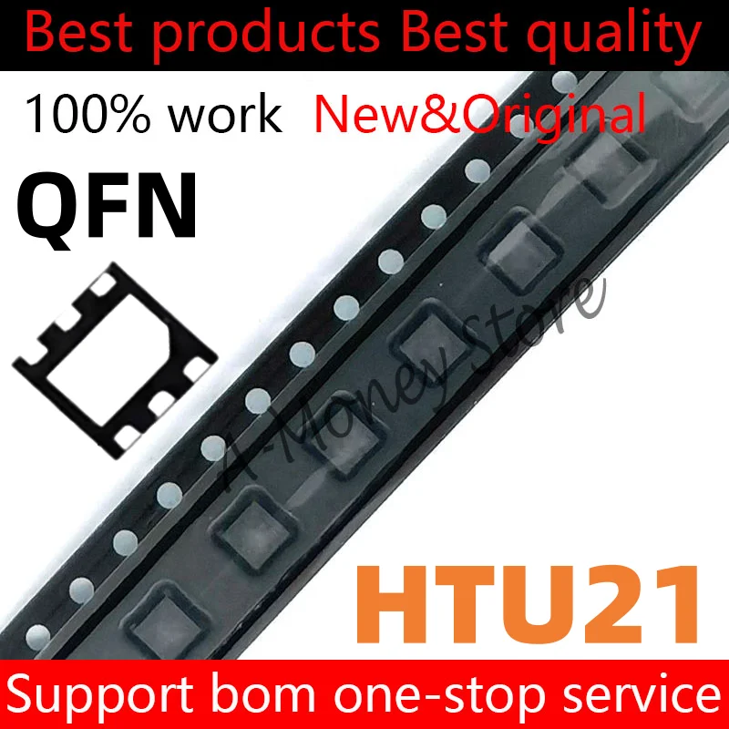 (10pcs)HTU21 HTU21D QFN-6