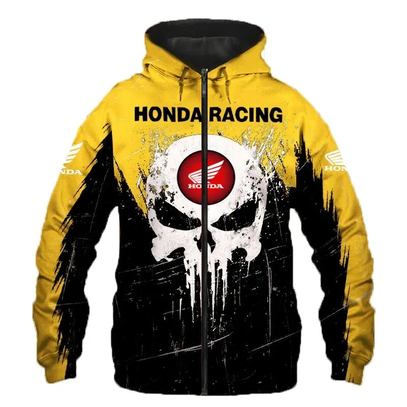2026 New Fashionable Honda Logo Spring and Autumn Coat 3D Printed Trendy Casual… - Image 4