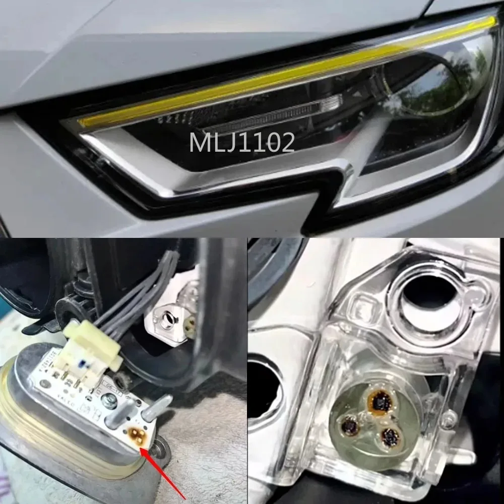 

New8V 0998473 8В 0998474 Светодиодные модули DRL для 2017-2020 AUDI A3, ксеноновые фары, дневные ходовые огни, супер яркий белый свет
