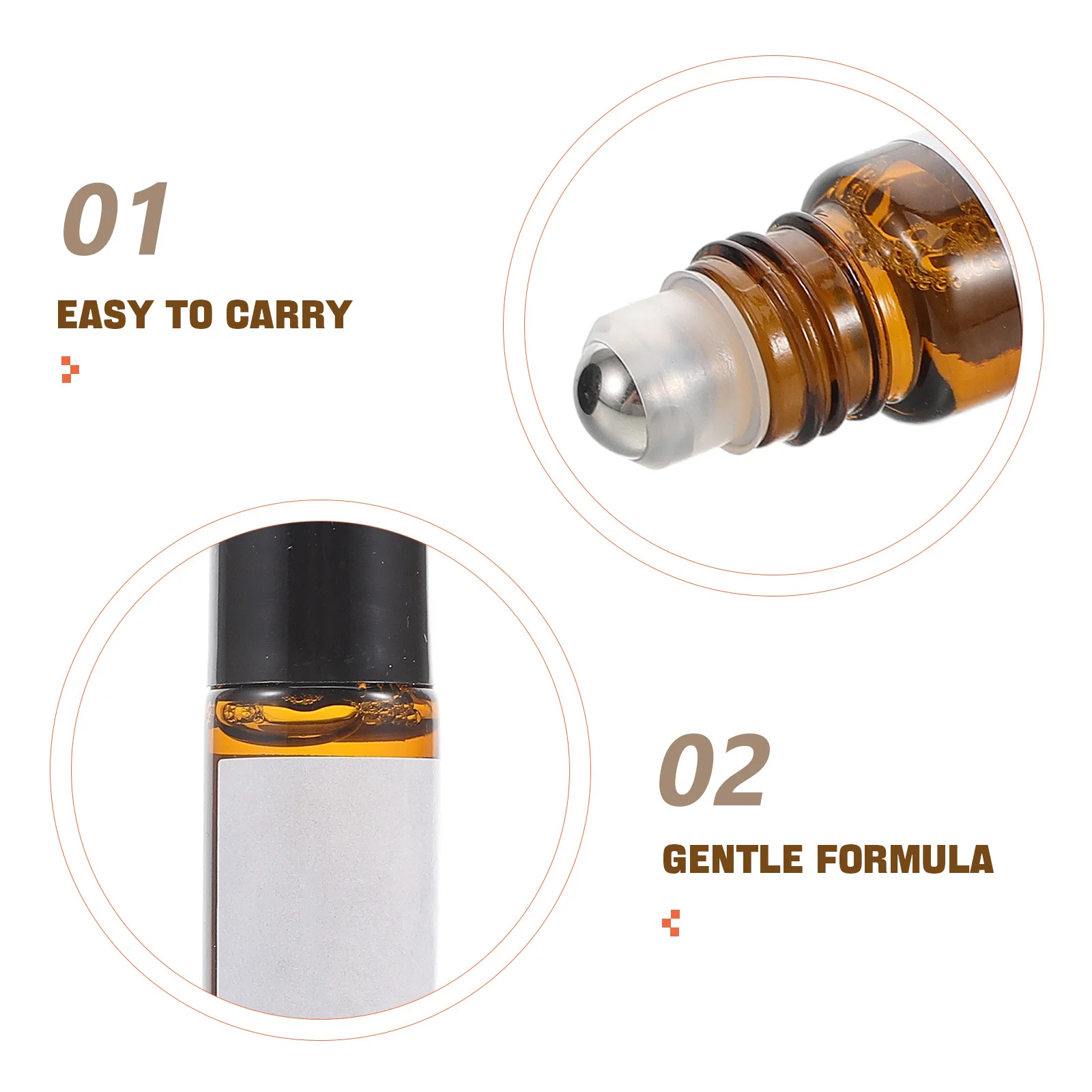 أسطوانة العناية بالأسنان، تصميم مدمج محمول، تركيبة لطيفة لتخفيف الانزعاج على الأسنان، للاستخدام اليومي، أسطوانة زيت التسنين الطبيعية #3