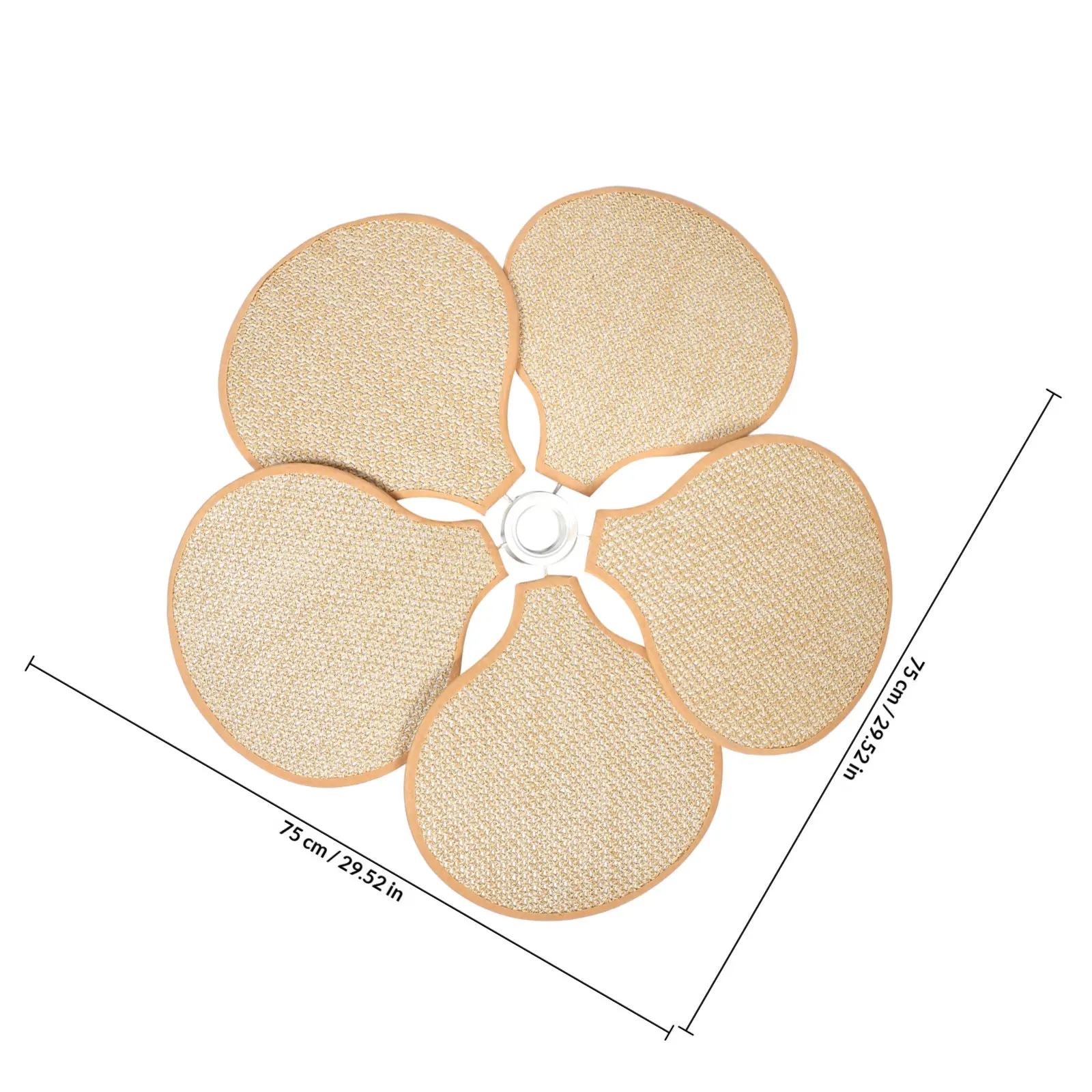 1Set Boho Ceiling Pendant Light Cover Petal Lamp Shade E27 Hanging Light Shade Replacement Indoor Decorative Lamp Fixture