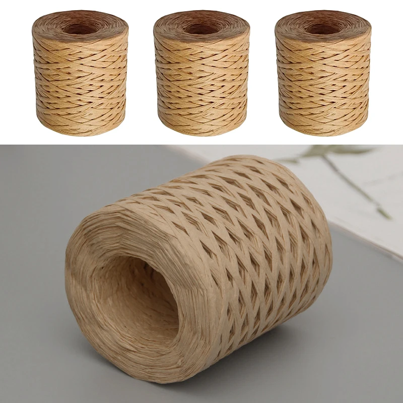 Natural Material Ribbon Flower Beam Firearm Gift Rap Packaging Packaging Woven About 200m