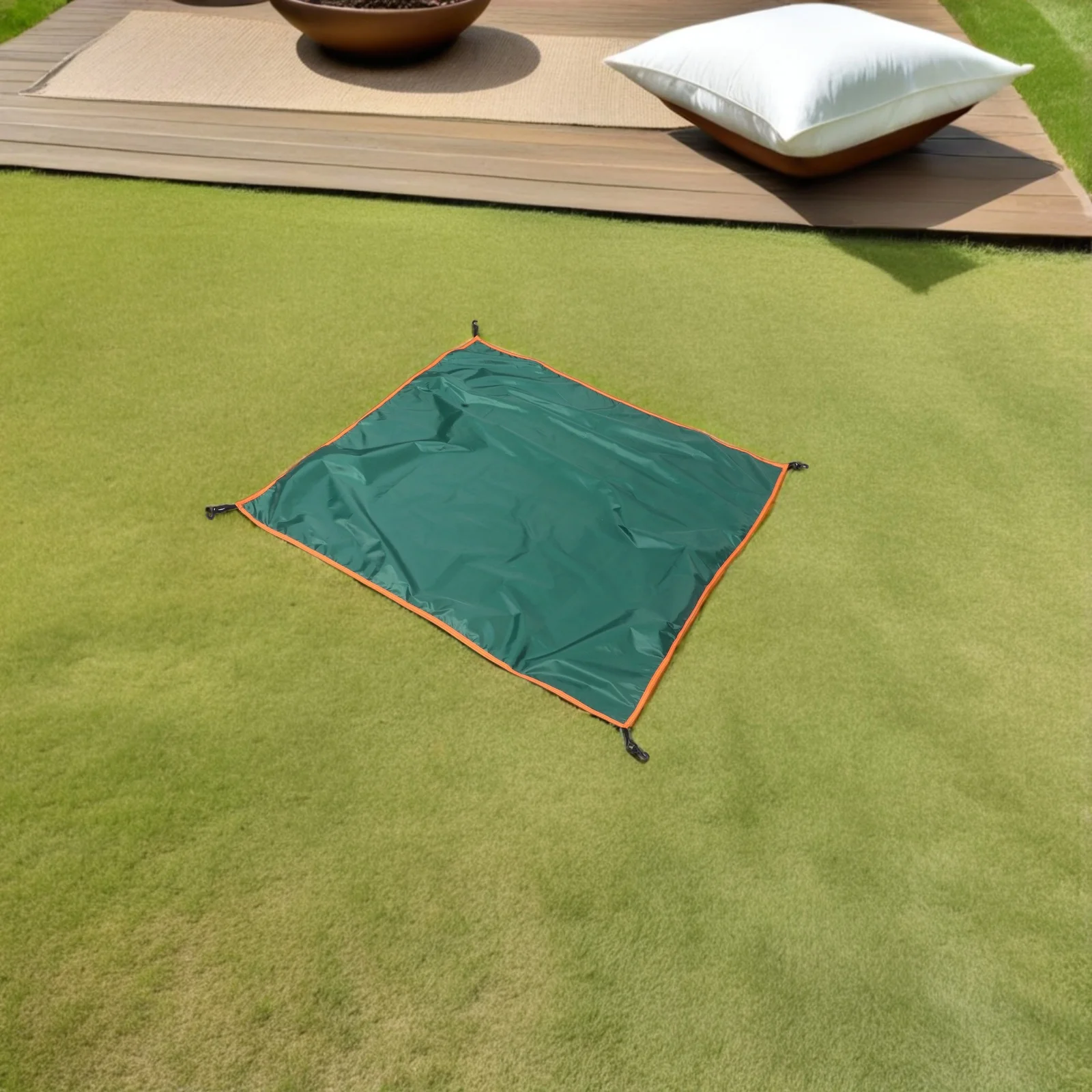 

110x110cm Waterproof Tent Cover - Oxford Cloth Roof Cover for Rain Shelter - Portable Camping Tarpaulin for Outdoor Hiking