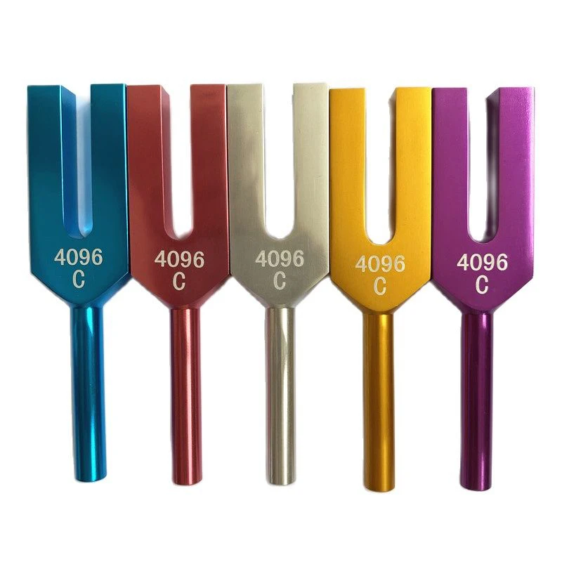 4096Hz Aluminum Alloy Tuning Fork Set High Frequency Colorful Tuning Forks Medical Sound Healing Meditation Musical Instrument