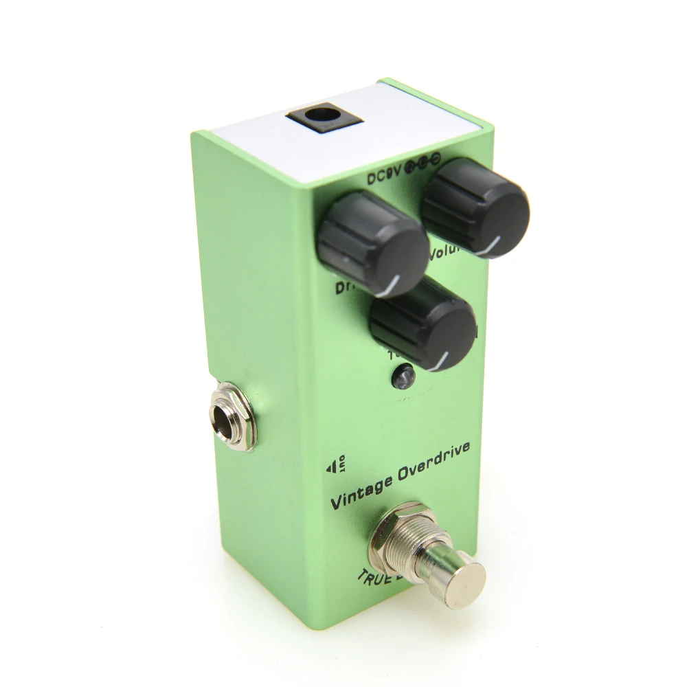 Vintage Overdrive Electric Guitar Pedal - Warm Tube Overdrive Effect for Electric Guitarists