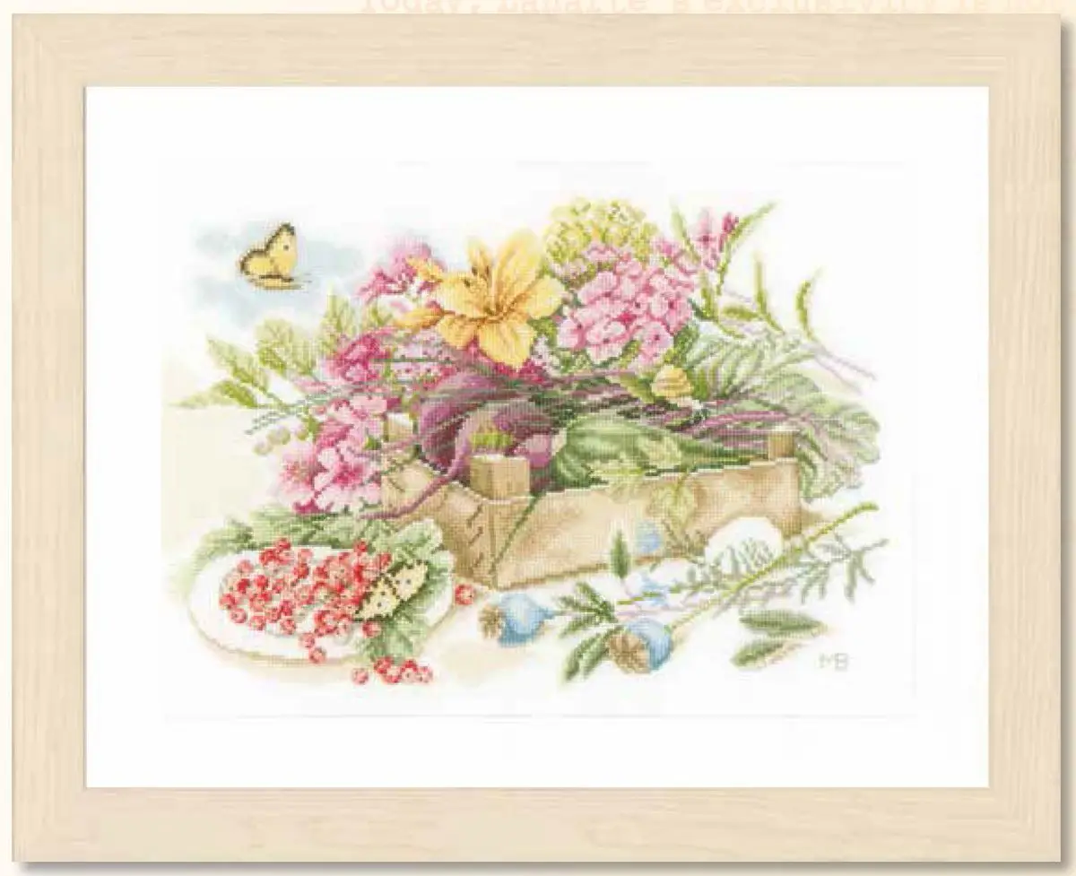 LA PN Cross Stitch Ecological Cotton Thread Embroidery Home Decoration Hanging Painting Gift, 0157493