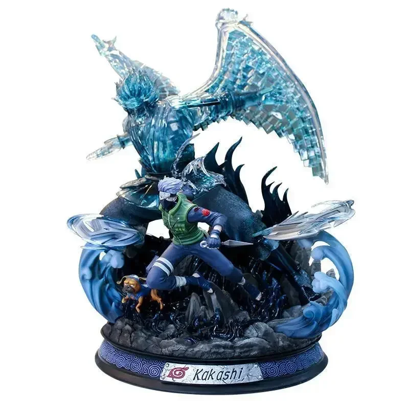 Naruto Anime Figurine Gk Susanoo Uchiha Madara Sasuke Hatake Kakashi Kurama Modello Anime Collezione Regalo di festa Giocattoli per bambini