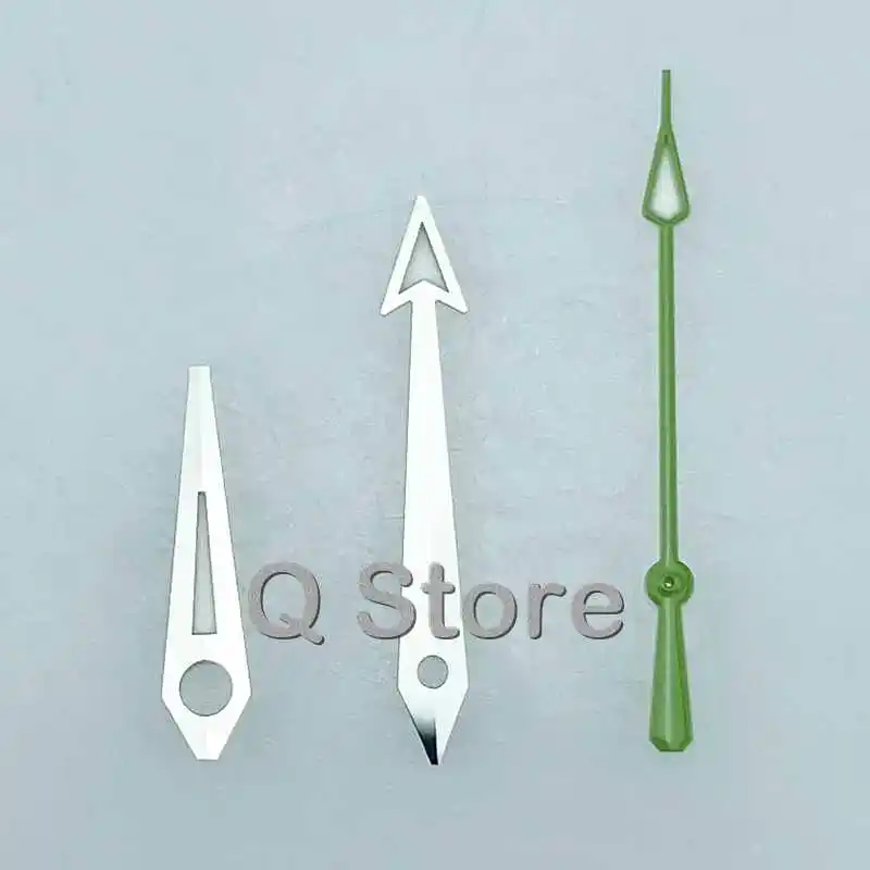 

High Quality NH35 Watch Needle Kit Blue Lume Suitable for NH35(36) 4R35(36) Mod Extended Aqua AT Style Silver Green Gauss