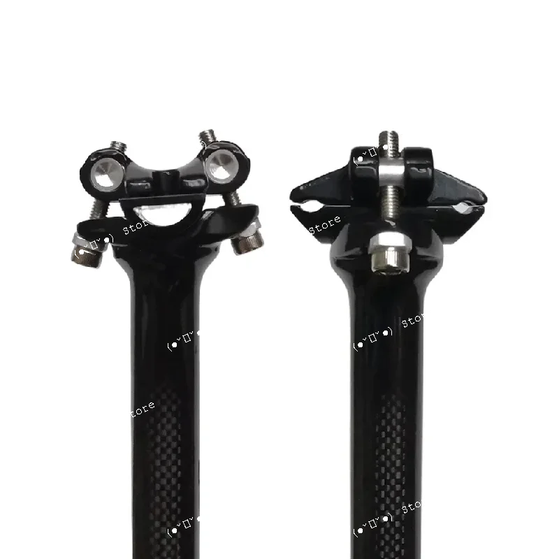 

unmarked full carbon fiber bicycle seat tube special scooter seat pole mountain stroller small seat tube 22.2 * 300mm