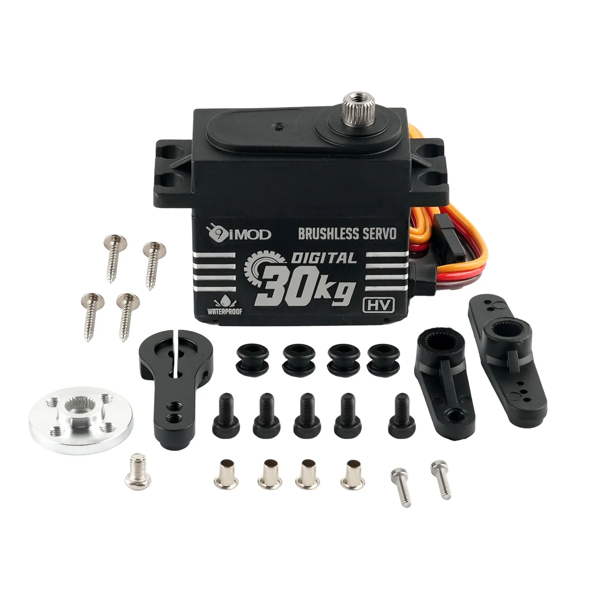 30KG 브러시리스 디지털 서보 모터 BLS-HV30 메탈 기어 고토크 180 ° /270 °   RC 자동차 로봇용 각도 제어 가능 서보 DIY 부품