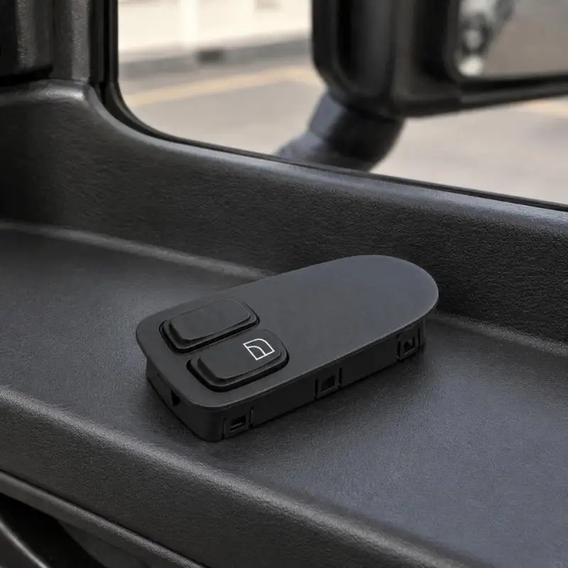 M76E Truck Window Lift Control Part for Service Stock, ABS Housing, Panel Mount Layout, Part Numbers 1693129 1811132 1669888 4