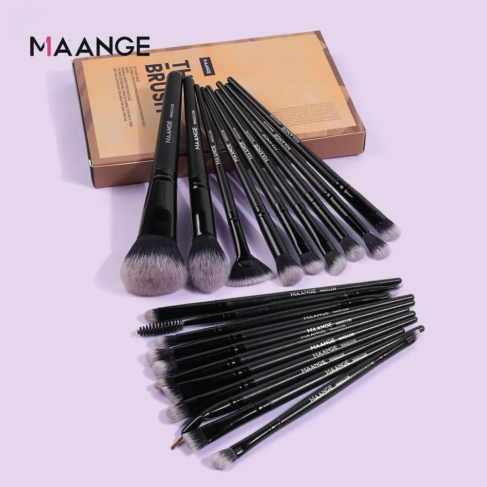 20 Pieces Gift Box Makeup Brushes Kit Beauty Tool Professional Makeup Foundation Eyeshadow Powder Brushes Set For Women Gift