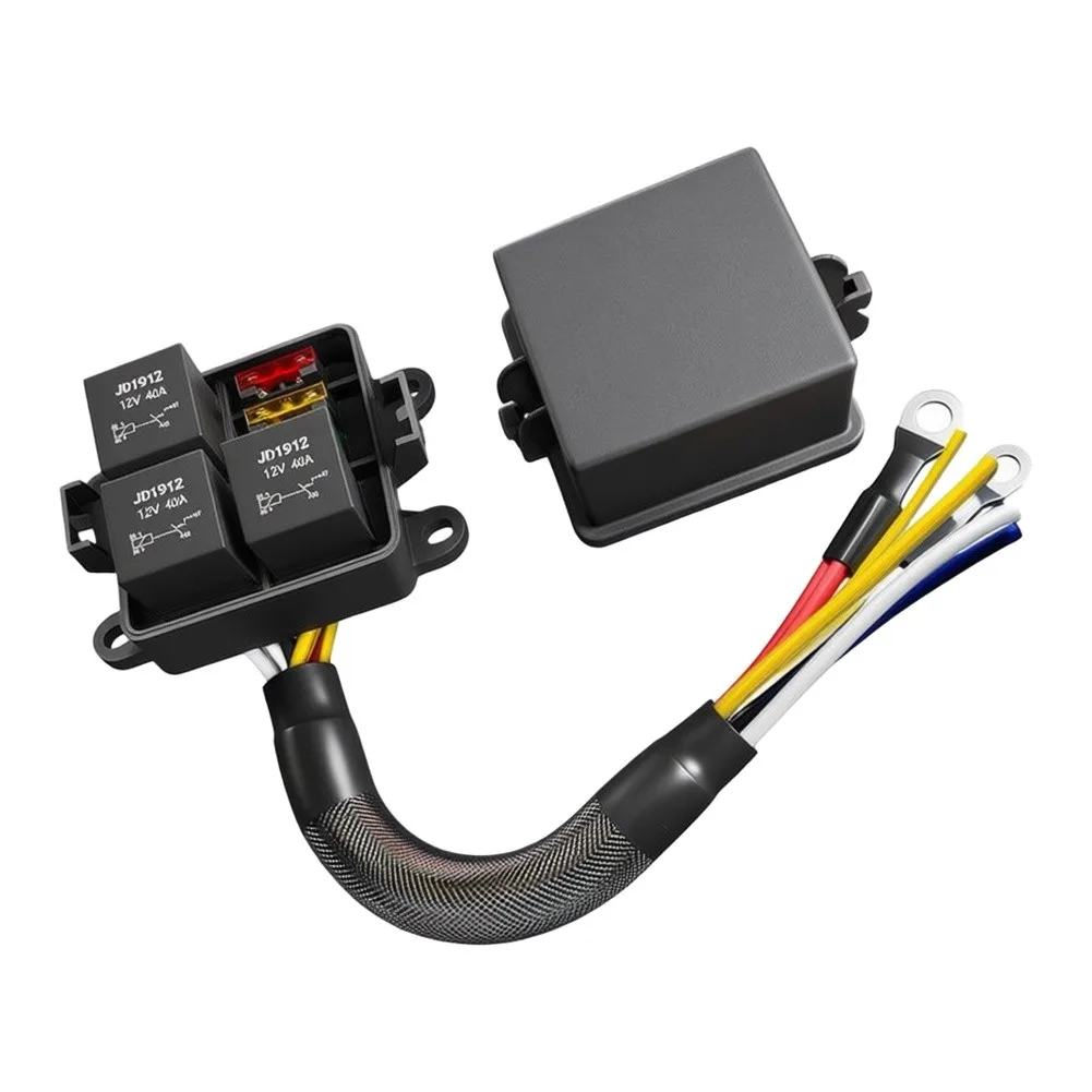 12V 24V Waterproof 3-Channel Electrical Control Box Designed for Automotive Truck and Marine Electrical Integration