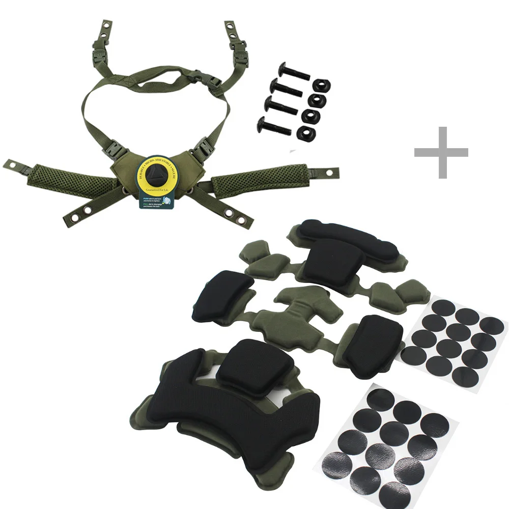 Tactical Wendy 6Б47 FAST MICH Helmet Suspension System And Gen 3 Memory Foam Pad