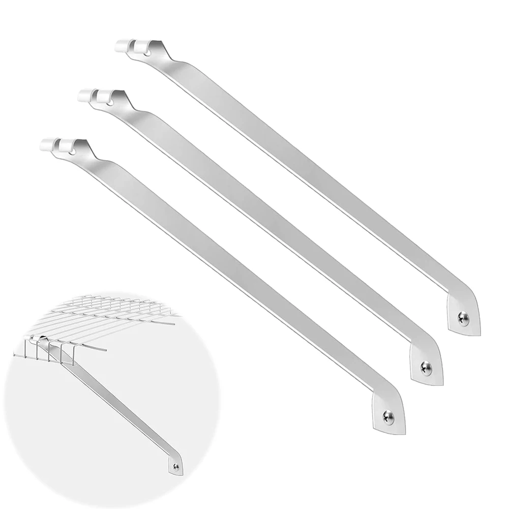 17 Inch Brackets Shelving Support Brackets Home Improvement Enhanced Shelf Stability For Closet Shelving Accessory