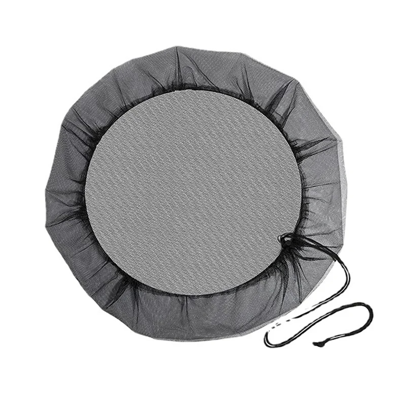 

Classy-Outdoor Garden Rain Barrel Mesh Cover Water Tank Protective Cover Filter Mesh Barrel Insect Net