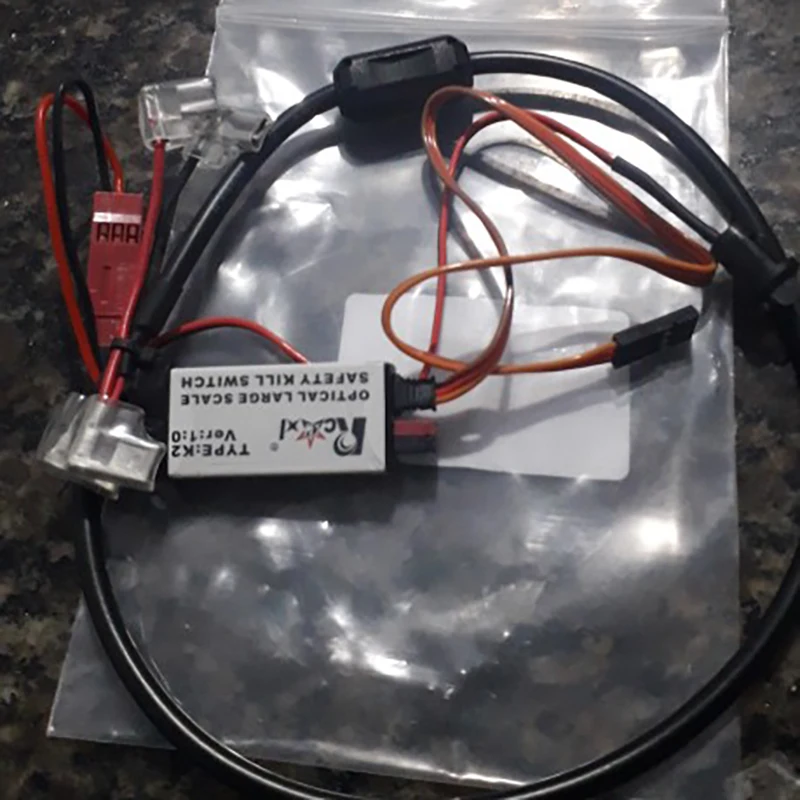 RCEXL RC Model Remote Safety Kill Switch Stop Switch for RC Gasoline Engine Magneto Airplane DLE Fix Wing Plane