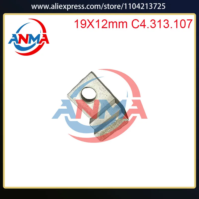 New 10Pieces C4.313.107 Gripper Pad 19X12mm For CD102 SM102 CX102 SX102 Transfer Gripper Bar Printing Machine Parts