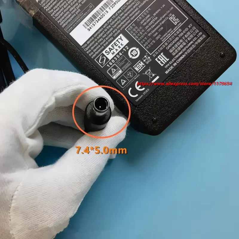 Chính Hãng ADPC2090 AC Adapter DC 20V 4.5A 90W Cho Màn Hình AOC AG251FZ CQ27G2U AG272QCX MSI OPTIX MPG27CQ XG3420C AG251FZ2 C3583FQ
