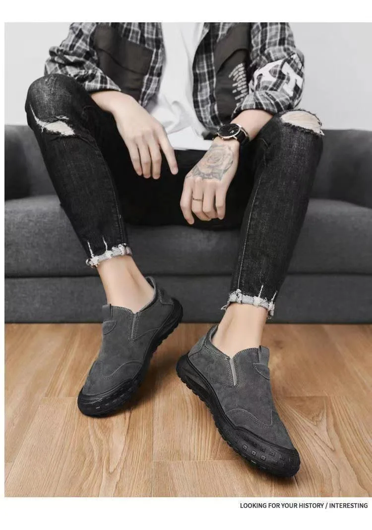 2026 Neue Modische Slipper Outdoor Wasserdichte Rutschfeste Schuhe Herren Freizeitschuhe Komfortschuhe Atmungsaktive Herren-Wandersneaker – Detail 7