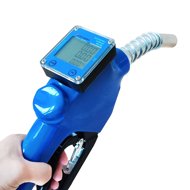 

2022 Brand New Design Auto Shut-Off Preset oline Fuel Dispensing Nozzle With Digital Flow Meter