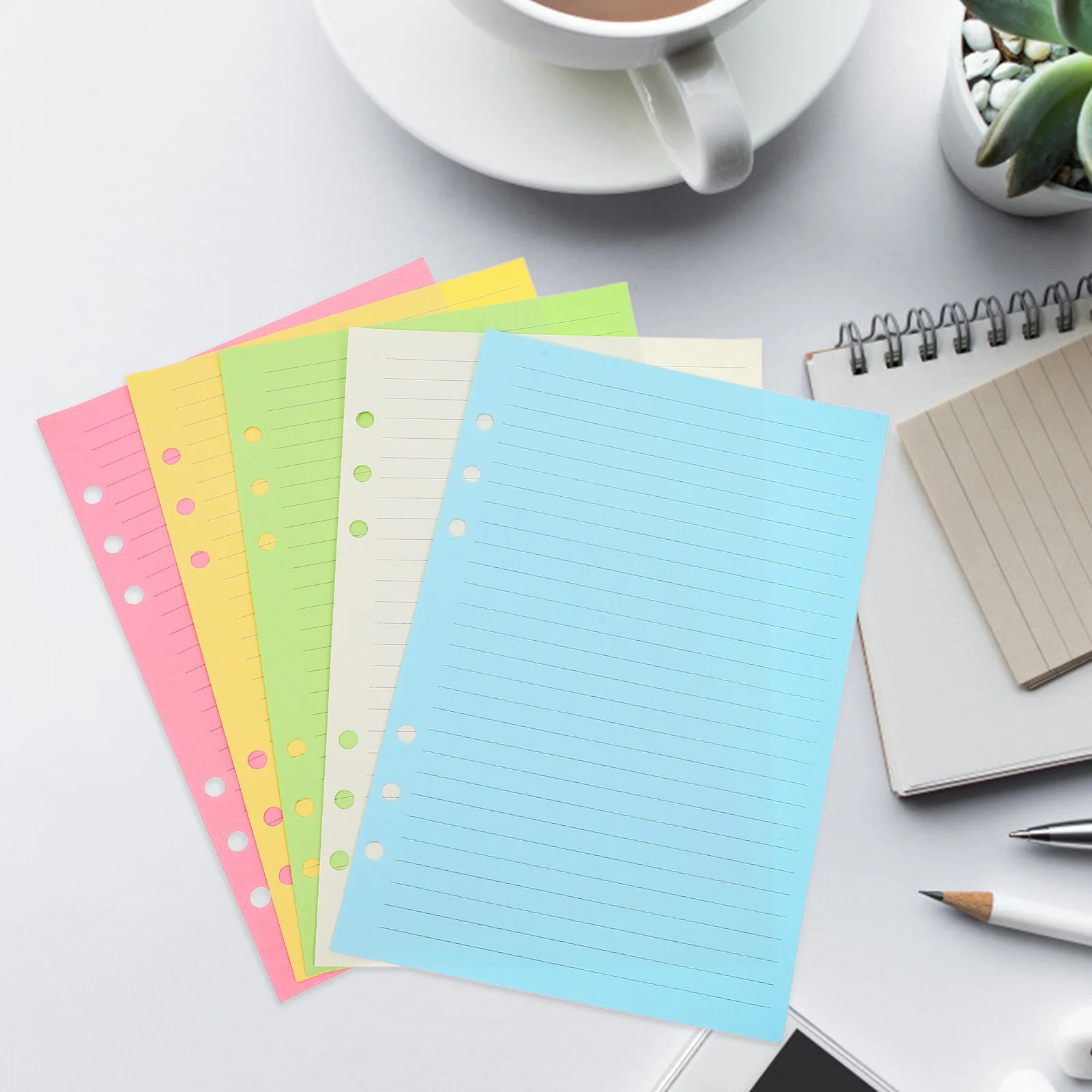 إدراج دفتر الملاحظات عبوة الورق 50 ورقة A5 الموثق إدراج سطح أملس لكتابة الرسم الطلاب مكتب السفر #3