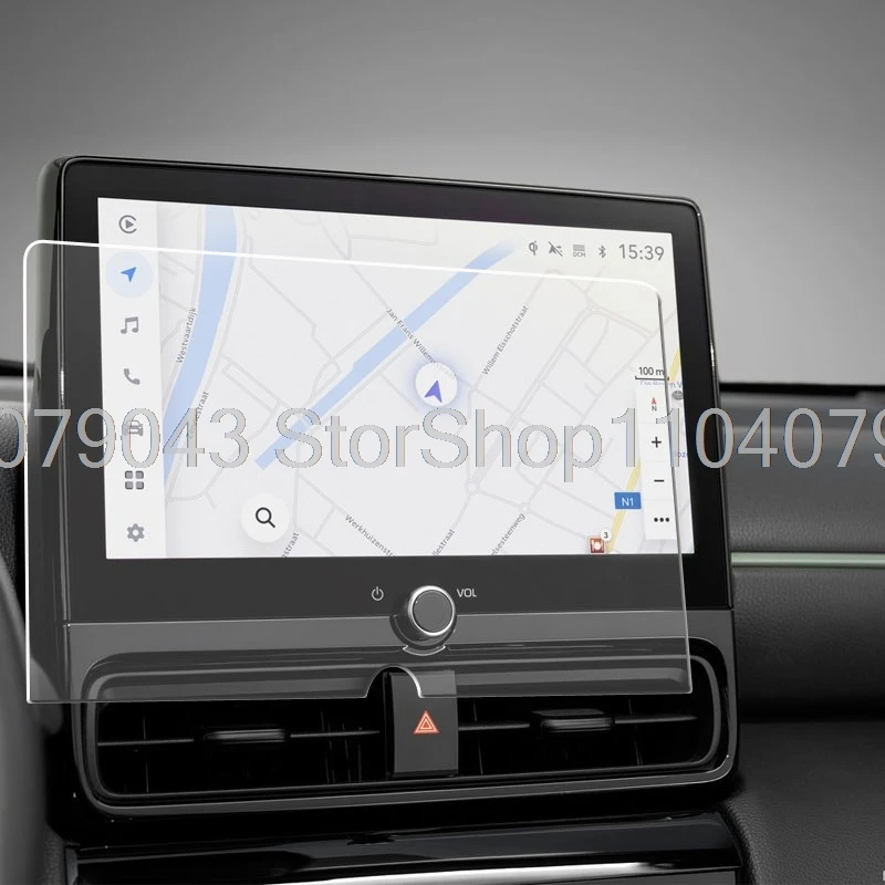 واقي للشاشة من الزجاج المقسى لسيارة Toyota GR YARIS 2024 2025 10.5 بوصة راديو المعلومات والترفيه LCD نظام تحديد المواقع والملاحة أفلام واقية