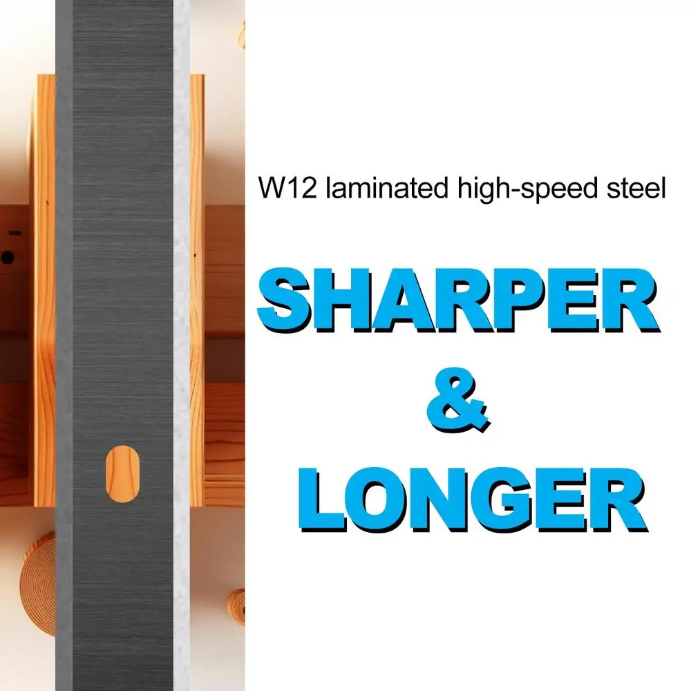 13-3/8" HSS Hobelmesser Klingen Ridgid R4330 R4331 Ersatz AC20502 6PCS Halted Hobeln W5 Hochgeschwindigkeitsstahlklingen Doppelt