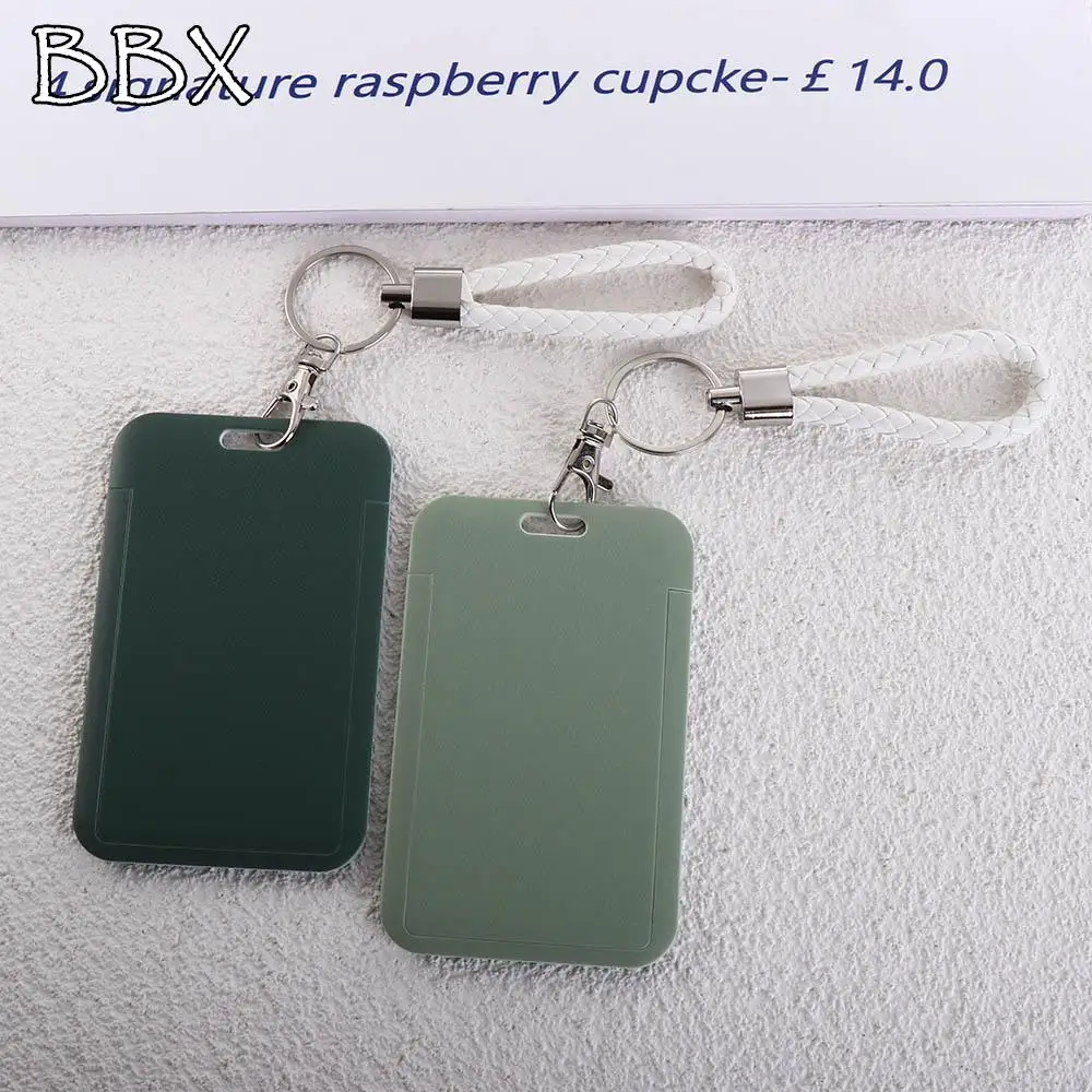 

Women Men Office Credit Card Key Chain Work Card Business ID Card Holders ID Card Protective Bus Card Cover Badge Holders