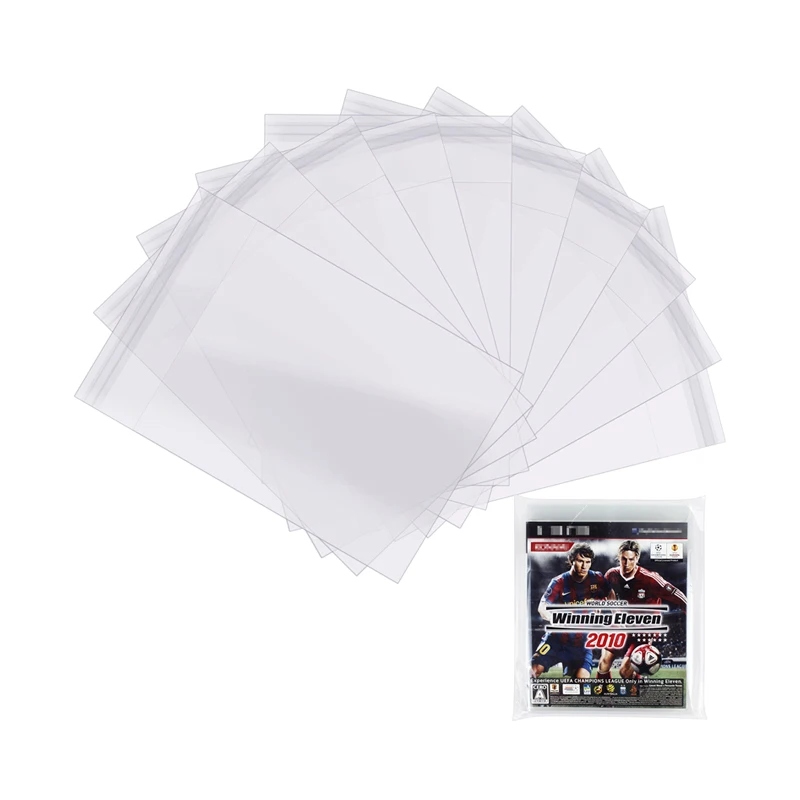 

100pcs/Pack CD Game Case Resealable OPP Plastic Bag Sleeves for Sony PS2 PS3 PS4 PS5 XBOX 360 XBOX ONE Storage Accessories