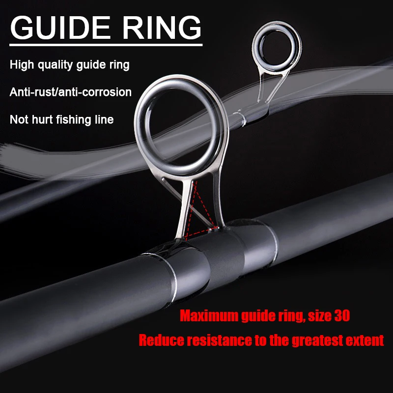 

3.0M 3.6M 3.9M 4 Pieces Carp Fishing Rod Spinning Travel Surf Rod 30-150g Carbon Distance Throwing Freshwater Saltwater Rod